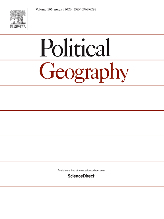 Go to journal home page - Political Geography